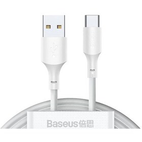 تصویر کابل تبدیل USB به Type-C باسئوس مدل Simple Wisdom TZCATZJ 40W طول 1.5 متر Baseus Simple Wisdom TZCATZJ 40W USB To Type-C Charging & Data Cable 1.5m