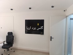 تصویر گلس برد مشکی مغناطیسی 80*60 ارسال و نصب رایگان Glass board 60*80