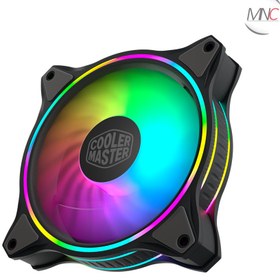 تصویر فن کیس کولر مستر MASTERFAN MF120 HALO ARGB Cooler Master MASTERFAN MF120 HALO