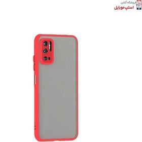 تصویر کاور مدل هیبریدی پشت مات مناسب برای گوشی موبایل شیائومی Note 10 5G Hybrid cover Xiaomi Note 10 5G mobile phone