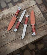 تصویر چاقوی شکاری AK-47 با غلاف و تیغه فولاد ضد زنگ 