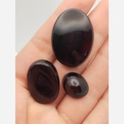 تصویر ست نگین عقیق شفت العبد اصل و طبیعی خراسان کد N002 