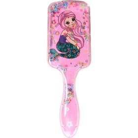 تصویر برس مو فانتزی آکواریومی طرح پری دریایی کد C 