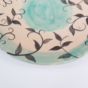 تصویر دیس بزرگ طرح گل 