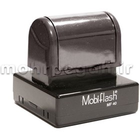 تصویر مهر چند رنگ لیزری مربع MobiFlash MF40 