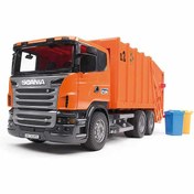 تصویر ماشین بازی برودر مدل کامیون حمل زباله اسکانیا کد BR03760 - زمان ارسال 15 تا 20 روز کاری 