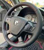 تصویر غربیلک فرمان دنا چرمی فابریک 