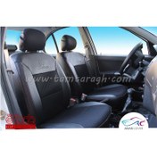 تصویر روکش صندلی خودرو سایپا مدل ساینا از چرم 