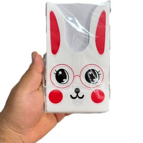 تصویر پلاستیک خرگوشی(عمده)طرحدار بسته 50 عددی 