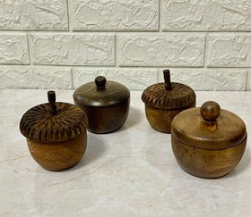 تصویر قندان چوبی - بلوط 