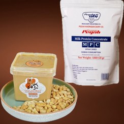 تصویر کره بادام زمینی با پروتئین MPC 