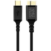 تصویر کابل تبدیل USB3.0 AM به Micro USB3.0 BM کی نت پلاس مدل KP-CUCMHDD18 طول ۱٫۸ متر 