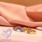 تصویر ست انگشتر ماه و خورشید 