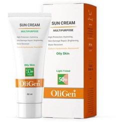 تصویر کرم ضد آفتاب رنگ روشن پوست چرب SPF50 الی ژن 50 میلی لیتر 