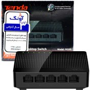 تصویر سوییچ شبکه 5 پورت 1/100 تندا SG105 SG105 5port 1/100 tenda switch