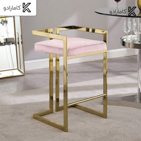 تصویر صندلی اپن ناپل - ۵۰ سانتی متر / طلایی / دایاموند naples stool bar