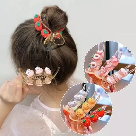 تصویر گیره مو قاشقی تدی 