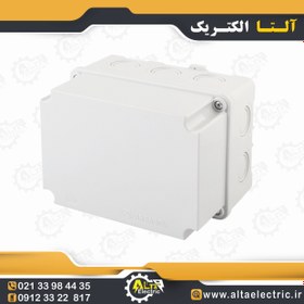 تصویر جعبه تقسیم پلاستیکی روکار 120×120×160 پارسا درب مات 