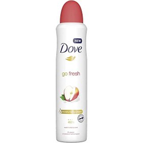 تصویر اسپری ضد تعریق زنانه خیار و چای سبز داو مدل Go Fresh حجم 250 میلی لیتر Dove Go Fresh Cucumber and Green Tea Anti perspirant Spray 250ml