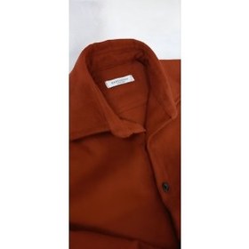 تصویر پیراهن پشمی مردانه آجری Brick wool men's shirt