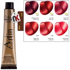 تصویر رنگ مو آرتین سری قرمز RF 