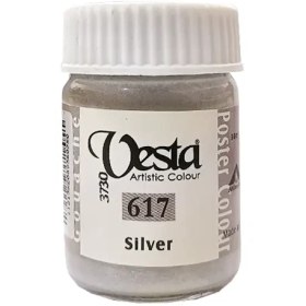 تصویر گواش وستا کد 617 Silver حجم 30 میل 