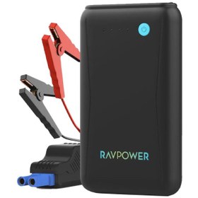 تصویر پاوربانک و جامپ استارتر خودرو RAVPower Jump Starter مدل PB1207 