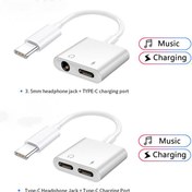 تصویر تبدیل دوکاره تایپ سی Type-C To Type-C / AUX 