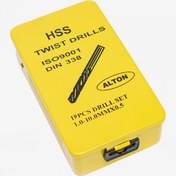 تصویر جعبه مته HSS برند آلتون مجموعه 19 عددی 