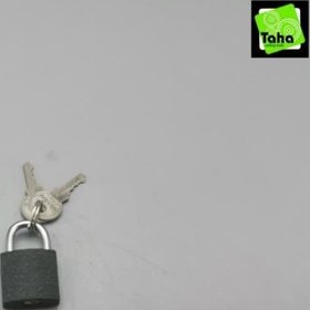 تصویر قفل آویز20 طوسی تندیس 