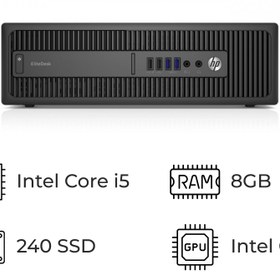 تصویر کیس استوک HP 600-800 G1 i5-8-240 (نسل 4) 