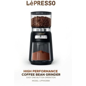 تصویر آسیاب قهوه لپرسو مدل LPPWGRBK LePresso High Performance Coffee Bean Grinder LPPWGRBK