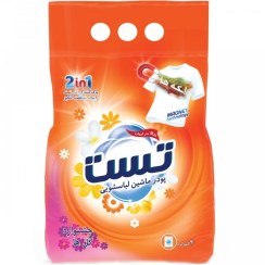 تصویر پودر ماشین لباسشویی تست مدل Jashnvare Gol مقدار 4 کیلوگرم Test Jashnvare Gol Washing Machine Powder 4 Kg