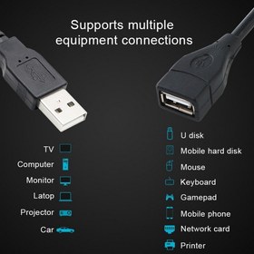 تصویر کابل افزایش طول USB 2.0 طول 5 متر ایکس پی پروداکت USB 2.0 Extension Cable 5m XP Product