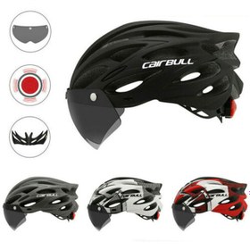 تصویر کلاه دوچرخه سواری چراغ دار کربول اصلی مدل CB26 ALLROAD سایز دور سر 54 الی 61 سانتی متر Cairbull Cycling Helmet CB26 ALLROAD Bike Helmet 