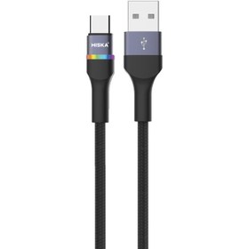 تصویر کابل تبدیل USB به USB-C هیسکا مدل LX-861AC طول 1.2 متر 