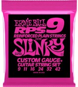 تصویر Ernie Ball Super Slinky RPS Nickel Wound Electric Guitar Strings 9-42 Gauge 