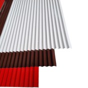 تصویر ورق شیروانی کرکره ای طرح سینوسی رنگی 