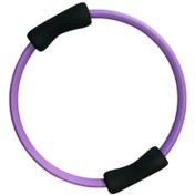 تصویر رینگ پیلاتس دسته پلاستیکی خارجی Pilates ring with foam handle