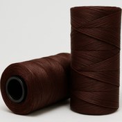 تصویر نخ بافت موم دار دوراک ترکیه قهوه‌ای متوسط کد 1532 سایز 0.8 