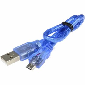 تصویر کابل تبدیل USB به MicroUSB پی نت طول 0.3 متر P-Net USB To MicroUSB Cable 0.3M