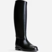 تصویر چکمه سوارکاری زنانه دکتلون مدل 100 با جنس پی وی سی 