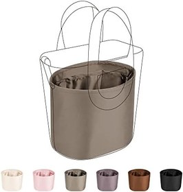 تصویر DGAZ Purse Organizer Silky Smooth For Hermes In The Loop 18/23 Bags,Silk Luxury Handbag Tote in Bag Shapers 
