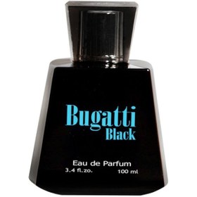 تصویر ادوپرفیوم مردانه Bugatti Black Homme حجم 100میل رودیر Rodier Bugatti Black Homme Eau De Parfum For Men 100ml