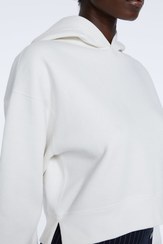 تصویر خرید اینترنتی هودی زنانه سفید برند stradivarius 06508508 ا Basic Crop Sweatshirt Basic Crop Sweatshirt
