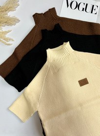 تصویر تونیک بافت یقه اسکی 