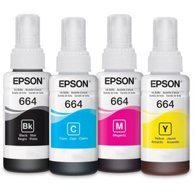 تصویر پک چهار رنگ جوهر EPSON 664 Epson 664 Color ink Pack Of 4