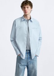 تصویر پیراهن مردانه زارا POPLIN SHIRT 