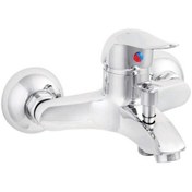 تصویر شیر حمام قهرمان مدل آیدا رنگ کروم 