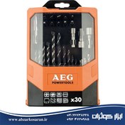 تصویر مجموعه ۳۰ عددی سری پیچ گوشتی و مته آاگ مدل 430410 